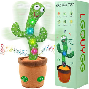 🌵Lovely Dancing Cactus Talking Sing Sound Record Repeat Kawaii Cactus Toys For Children Christmas Gifts Home