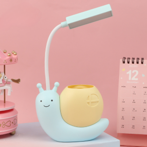 Lampu Tidur Lucu LED - Lampu Belajar - Lampu Multifungsi/Lampu Meja Siput Lucu Lampu Meja LED Tempat Alat Tulis