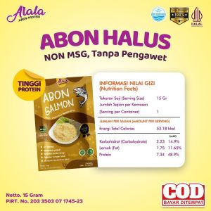 Alala Abon untuk Mpasi Bayi Perlengkapan Penambah Nafsu Makan Anak Usia 8 Bulan Non MSG