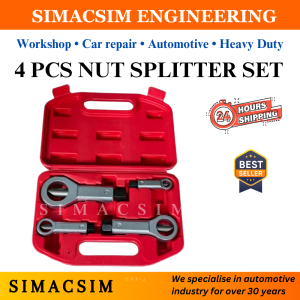 Heavy Duty 4 PCS Nut Splitter Set Special Tool