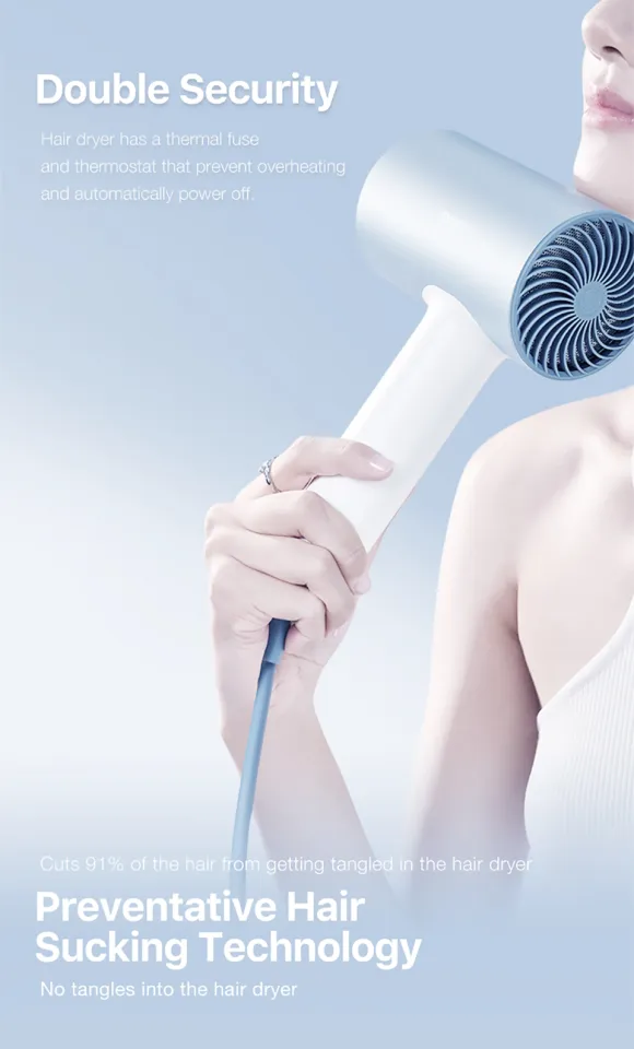 KJSUV SOOCAS H5 Hair Dryer O Portable Intelligent Thermostatic