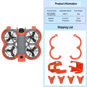 WAPKTY Protective Drone Propeller Guard Lightweight Anti-Collision Anti-Collision Protector Anti-drop Gimbal Bumper for DJI NEO 2 Drone Accessories