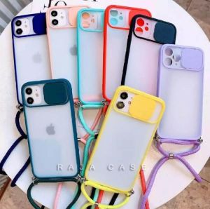 Softcase Camera Lens Geser Protector + Tali Sling untuk Smartphone: Protectors yang Cocok untuk Oppo, Vivo, dan Samsung