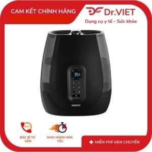 Máy tạo ẩm công nghệ siêu âm khử khuẩn nóng lạnh cài đặt độ ẩm Homedics 1449558
