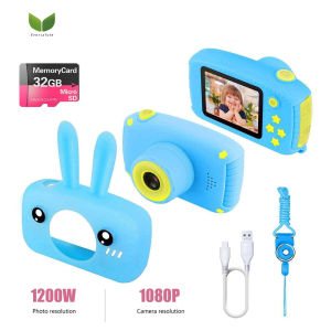 [ของเล่นเด็ก] Eversalute X2 กล้องสำหรับเด็กเด็กกล้องน่ารักกล้องบันทึกแบบชาร์จกล้องดิจิตอลที่มี 2 นิ้วหน้าจอแสดงผลเด็กของเล่นการศึกษาเล่นกลางแจ้งของขวัญวันเกิด [Posวันนี้]