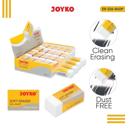 JOYKO Eraser Penghapus 1 Pack ER-526-B40P Isi 40 Pcs
