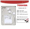 Toshiba Enterprise-class HDD 1TB/2TB/3TB/4TB/6TB Internal Hard Disk SATA 3.5 SATA 6.0Gbit/s 7200RPM/128MB Hard Drive. 