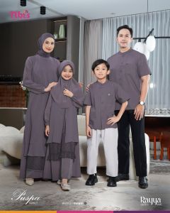 NIBRAS RAYYA SERIES TERBARU COUPLE KELUARGA 2025 PUSPA PURPLE