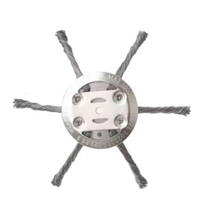 Lightweight Stainless Steel Trimmer Head Suitable For Battery Grass Cutters Easy Assembly Durable Lawn Maintenance Gear