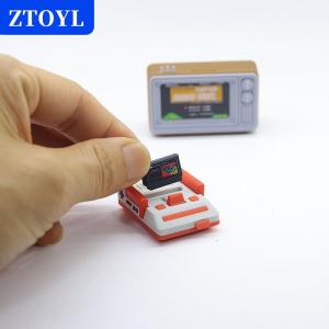 [COD]🔥🔥🔥ZTOYL 1 Piece 1 12 Dollhouse Simulation Miniature Nostalgic TV Game Console Model Living Room Scene Decoration Doll Accessories Toys