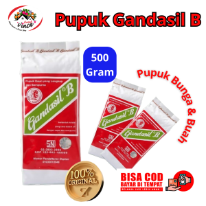 Pupuk Semprot GANDASIL B Pupuk Bunga dan Buah GANDASIL MERAH 500 gram