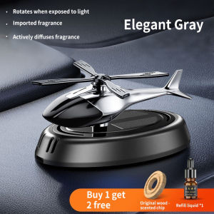 Elegant Red Helicopter Car Air Freshener with Rotating Light - Buy 1 Get 2 Free