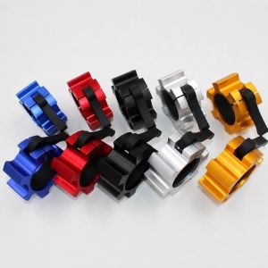 JAYQQ 2pcs Hợp nhôm Kẹp tạ 2 inch Phát hành nhanh Kẹp giữ tạ An toàn Công suất lớn Khóa tạ Dành cho cử tạ