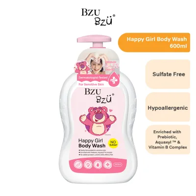 BZU BZU Toy Story Kids Body Wash 200ml 500ml 600ml ( Boy ) ( Girl ) ( Foam Moringa ) ( Foam Calendula )