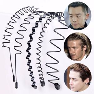 Metal Hairband Headband Men Women Metal Sports Fitness Cool Elastic