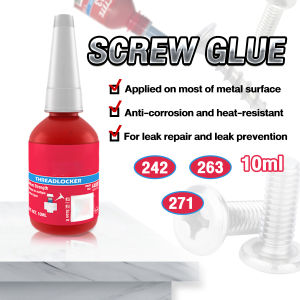 Onisa Screw Glue Anti-Corrosion Metal Locking Adhesive Thread Locking Agent Anaerobic Glue 242/271 10ml
