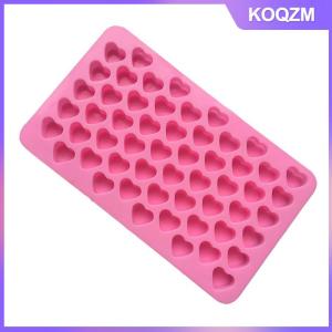 KOQZM Mini Heart Mold Silicone Ice Cube Tray DIY Chocolate Fondant Mould 3D Pastry