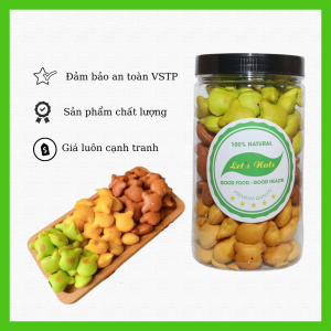 Bánh gấu nhân kem mix 3 vị đồ ăn vặt Lets Nuts với vỏ ngoài giòn tan kết hợp nhân kem béo siêu cuốn