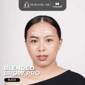 MADAME GIE Blended Brow Pro | Pensil Alis | 3in1 Pro Eyebrow | Black | Brown