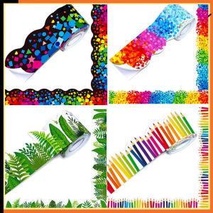Self Adhesive Border Decors Classroom Blackboard Bulletin Board Stickers Wall Decor Border Sticker