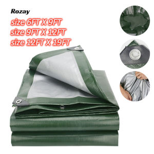 Trapal Lona trapal waterproof makapal tarpaulin 6FTx9FT(with holes)Outdoor Tolda heavy duty Car cover building Rainproof