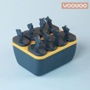 YooWoo Cetakan ice cream / Cetakan es krim 8 slot / es loli DIY / stik es krim / cetakan es batu