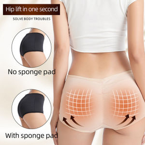 ShiErHua Women Low Waist Body Shaper Butt Lift Pants Buttocks Hip Enhancer Briefs Shapewear Booty Lifter Fake Ass Pad Control Panties