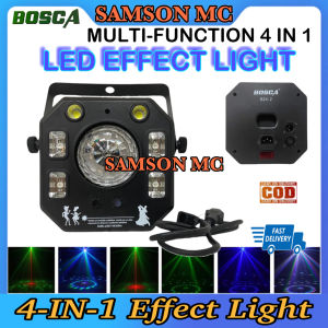 BOSCA Stage Light Kaleidoscope 4 in 1 Multi-Function Led Effect Light Stage equipment DJ Bar Party Concert Light Magic ball Purple light Strobe light