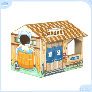 บ้านแมว บ้านลับเล็บแมว ที่ลับเล็บแมว บ้านสัตว์เลี้ยง กล่องลับเล็บแมว ที่นอนแมว บ้านแมวกระดาษ บ้านแมวกระดาษ กล่องบ้านแมว