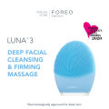 FOREO LUNA 3 Ultra-Hygienic Facial Cleansing Brush for Combination Skin - Anti Aging Face Massager | Face Care | Enhances Absorption of Skin Care. 