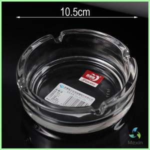 Mexin ที่เขี่ยบุหรี่ แบบสี่เหลี่ยม และ แบบกลม แก้วสีใส ที่ทิ้งก้นบุหรี่ Ashtray