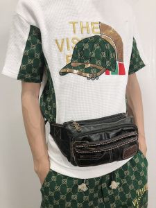 กระเป๋าคาดเอวกลางหนังนุ่มคุณภาพดี