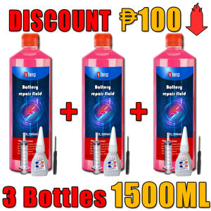 【Battery lasted another 10 years】KDC Battery repair solution Recovery battery Battery recovery solution Battery repair fluid Battery solution water Enhanced repair rate up to 99% Battery electrolyte electrolyte water for battery battery solution fluid ba