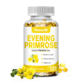 Evening Primrose Capsules 1300mg from Cold Pressed Oil for Women’s Health Skin Health Hormone Balance 月见草胶囊. 