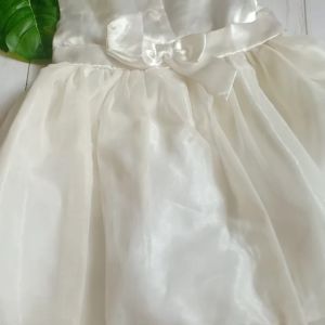 Defect Blueberi Boulevard Flower Girl Cream Fishtail Dress (2-3Y)