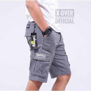 Lagi Promo Celana Kargo Kantong 6 Pria Size 18-34 Katun Drill Merek Thrasher 5 Warna Dikies Bisa Cod