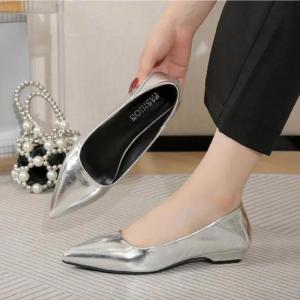 Zeemin Women Leather Shoes Plus Large Size 42 Solid Color Basic Style Woman Black Working Shoes Fashion Low Heels Pointed Toe Pumps