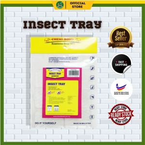 Insect Sticker Tray | Dulang Pelekat Serangga Lalat Flying insects / Telus - Jelas Optik / Tidak Toksik / Tahan Cuaca / Tiada Bau / Sesuai digunakan dalam di (Taman - Ladang - Rumah - Dapur dan lain-lain) / Untuk menangkap (Serangga terbang kecil)