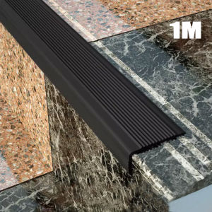 Karet Ujung Tangga / Stepnosing Karet / Lis Karet / Lis Tangga Karet Panjang Dengan Perekat 3M