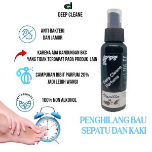 Deepcleane Shoe Spray Parfum Sepatu Penghilang Anti Bau Helm Jaket Tas Dan Shoes Pengaharum Pewangi