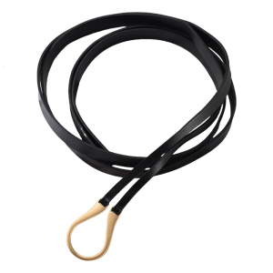 High Stretch Black Waistband Womens Fashion Belt Versatiles Waist Accessory for Work or Casual Occasion