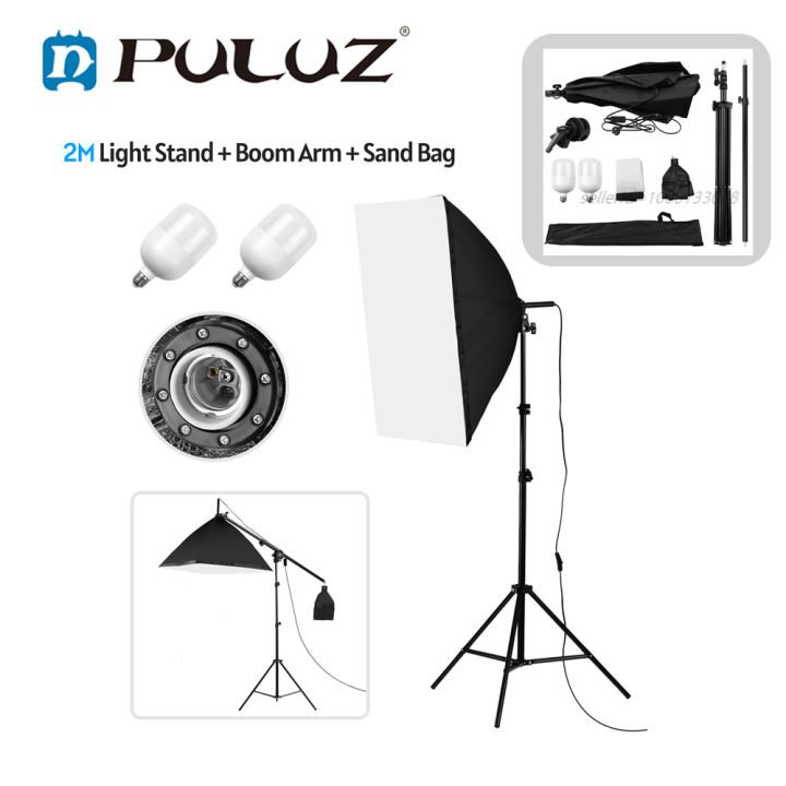 PULUZ Studio Photography Softbox Lighting Kit with 50 *70cm