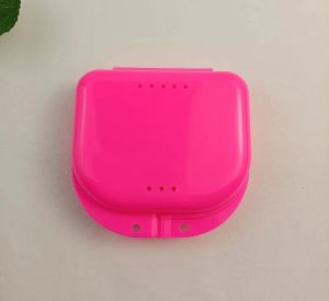 30pcsRetainer Case Plastic Teeth Orthodontic Retainer Mouth Guard Case Orthodontic Denture Storage Denture