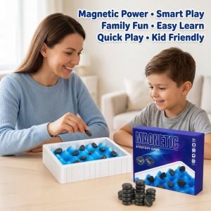 Magnetic Chess Game Board Set Strategy Toy Educational Family Kids Parent Child Portable