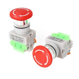 Nút khóa Xoay dừng khẩn cấp Không Đèn 22mm  LA37-11ZS (Phụ kiện Liên Gia)