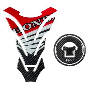Motorcycle HONDA Fuel Tank Cap Sticker Honda CBR/CB190 300 400 500 650 1000 Arbon Fiber Reflective Stereo Modification Accessories