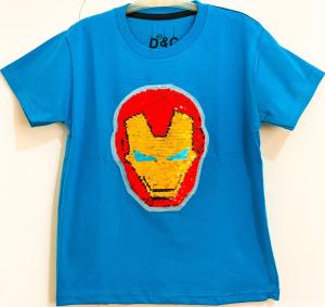 Kaos Sequin Ironman Turki Usia 1-6 Tahun