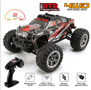 ST Fast delivery Available KF11 116 4WD RC Car 2.4G Remote Control Cars 33kmh Off-road Desert Driving LED Vehicles IPX6 Waterproof Racing Car VS Wltoys