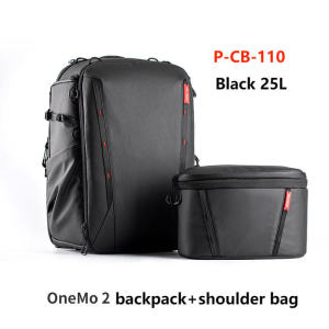 PGYTECH กระเป๋าใส่กล้อง OneMo2 กระเป๋าใส่กล้อง SLR ระดับมืออาชีพที่มีความจุขนาดใหญ่หลายช่อง ทนทานต่อการสึกหรอและลดภาระ เหมาะสำหรับกล้อง Sony/Canon/Fuji แท็บเล็ต ตัวกันสั่น กระเป๋าสะพายไหล่สำหรับเดินทางเดินป่ากลางแจ้ง