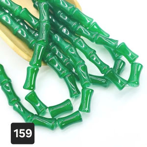 (20 cái)Hạt trúc thủy tinh 6*12mm nguyên liệu làm trang sức cổ trang Nguyên liệu diy
